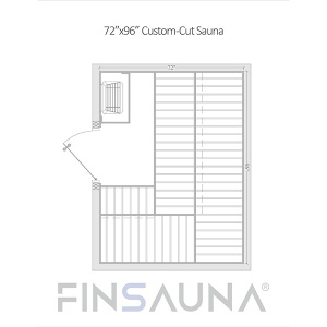 FINSAUNA Custom-Cut Sauna