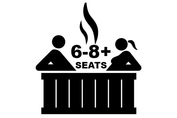 6-8 Seats category